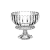 Crystal Cut Glass Fruit Bowl with Base